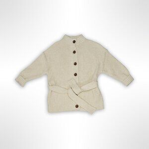 Free People Belted Mock Neck Cardigan - Size XS